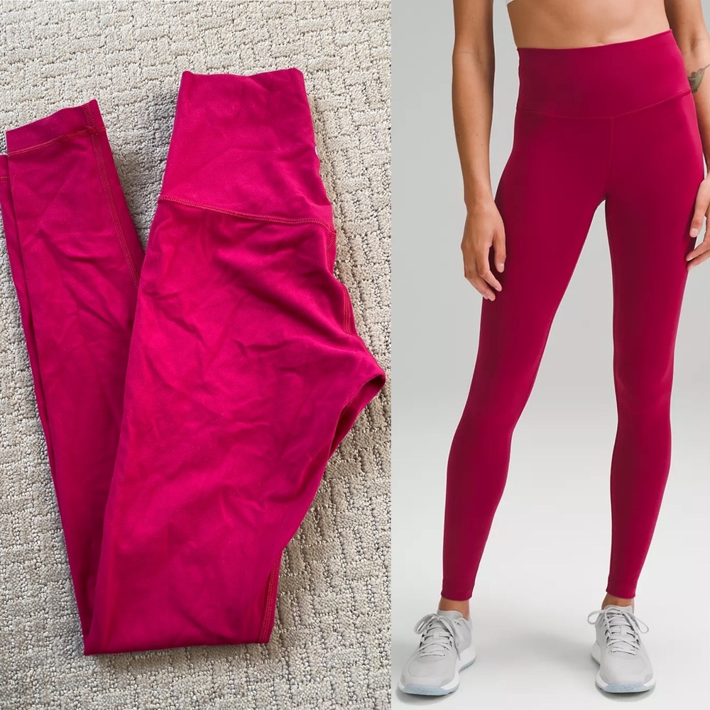 Lululemon EUC size 2 align 28" dark pink I don’t know the real color name